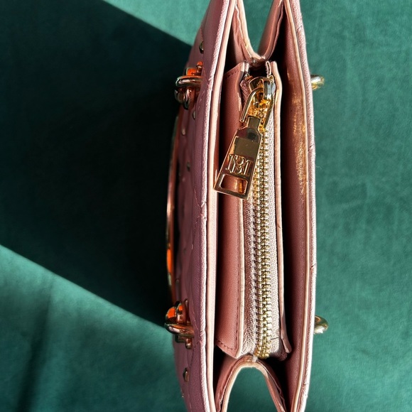 Pink Quilted mini Handbag by Badgley Mischka - Picture 8 of 14